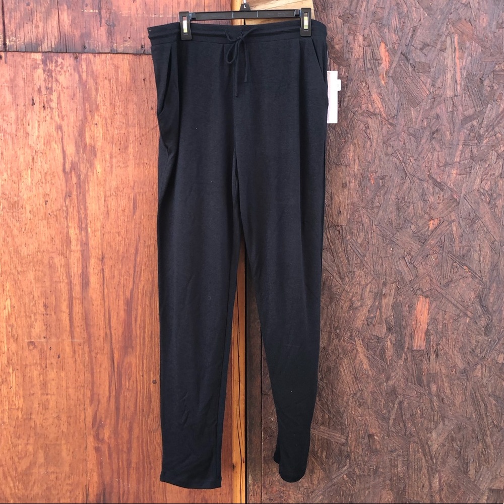 iRelax Tie Waist Sweater Knit Pants